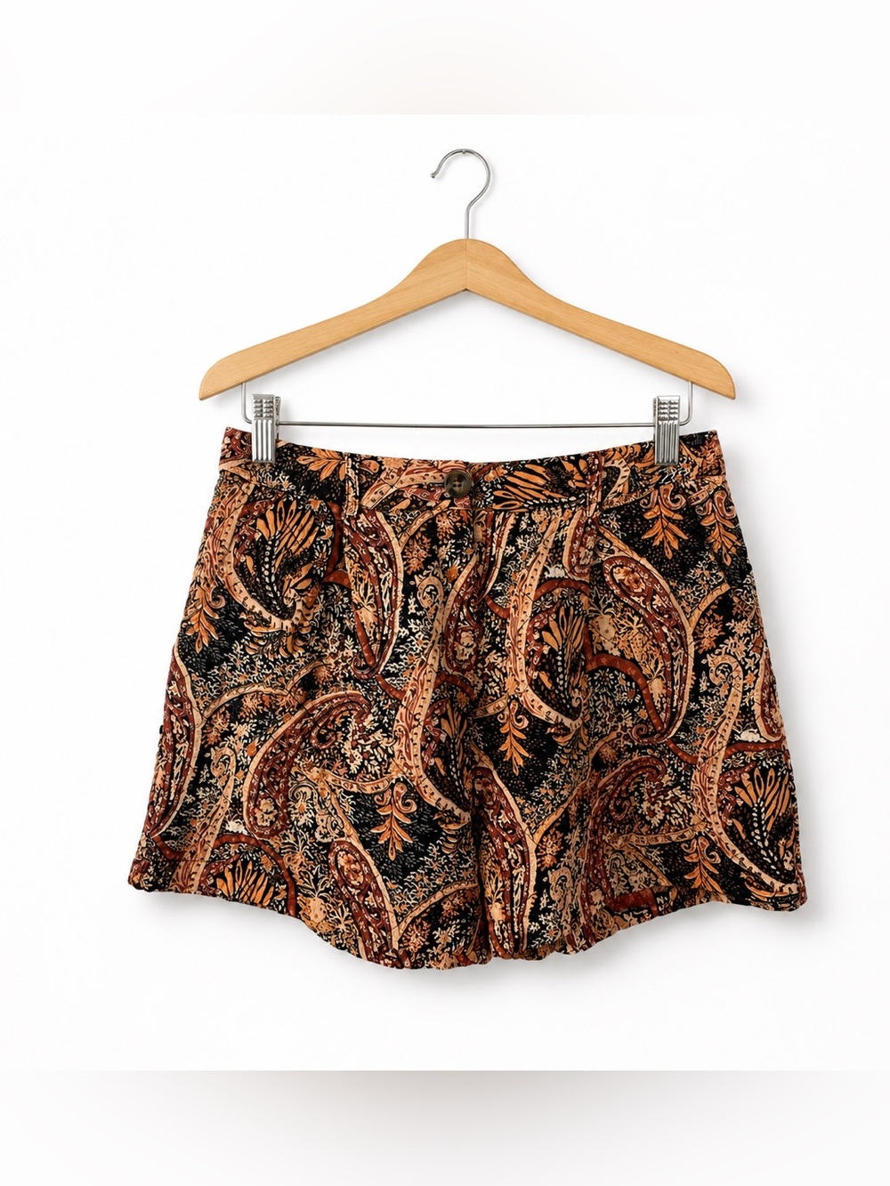 Cider Paisley Print Shorts Size M Boho Festival Cottagecore Coastal Cowgirl